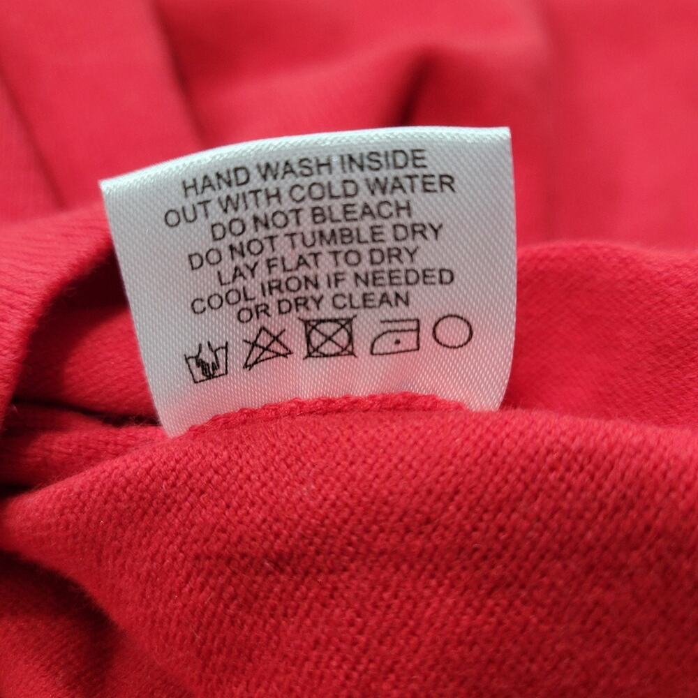Tyler Boe Kim Cotton Cashmere Cowl Neck Tunic Dress In Crimson Size Medium - Picture 12 of 12